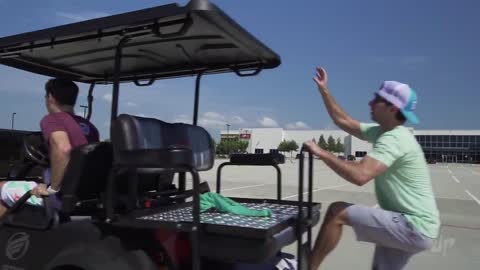 Giant Nerf Trick Shots