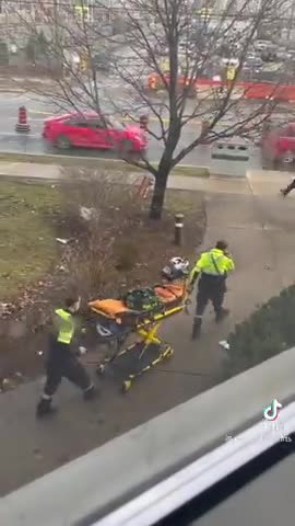 Lucky guy, poor lady