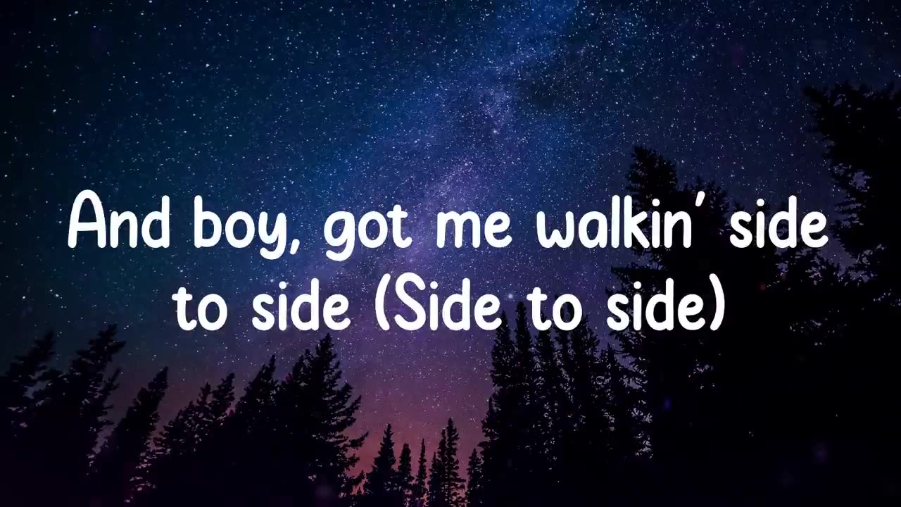 Ariana Grande - Side To Side (Lyrics Video)