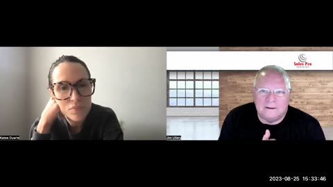 Katee Duarte and Jim Ullery @ Fri Aug 25, 2023 3pm - 3:45pm (EDT) (katee@duartegroupinc.com)