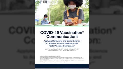 NIH Targets the Unvaxxed with Vaccination Strategy Guide