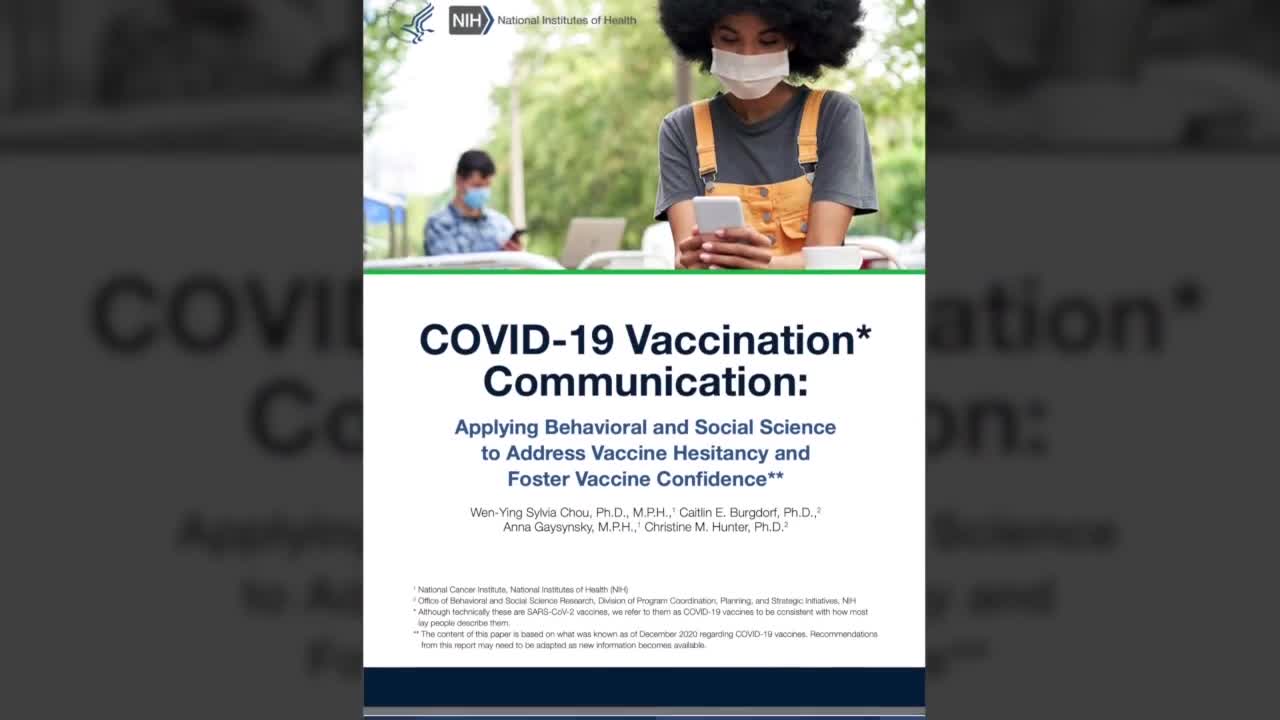 NIH Targets the Unvaxxed with Vaccination Strategy Guide