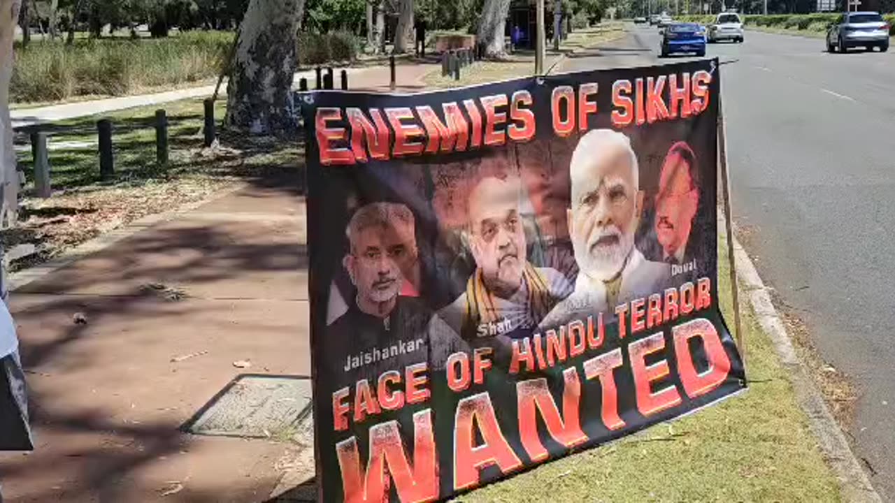 During Challenge from SFJ pro-#Khalistan Sikhs Jaishanker ABANDONED Orginal Location