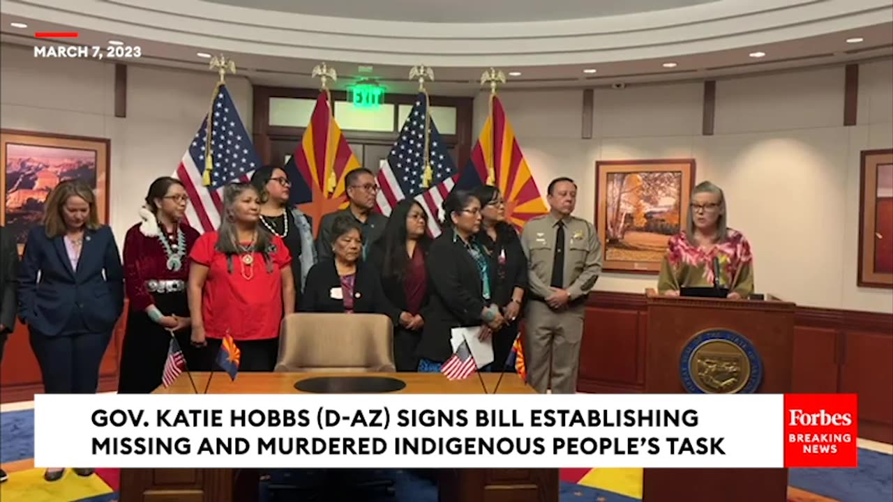 Arizona Gov. Katie Hobbs Signs Order Establishing Missing & Murdered Indigenous People's Task Force