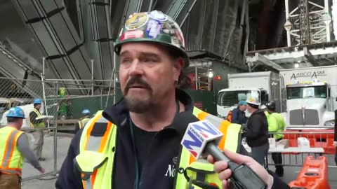 Manhattan worker says F U to Biden