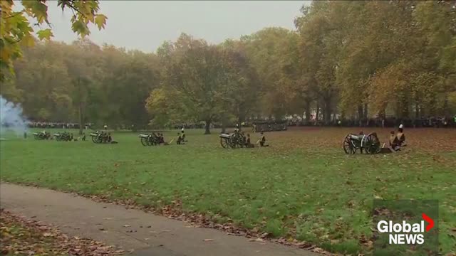 King Charles turns 74 Royal Guards play Happy Birthday rendition, hold gun salute