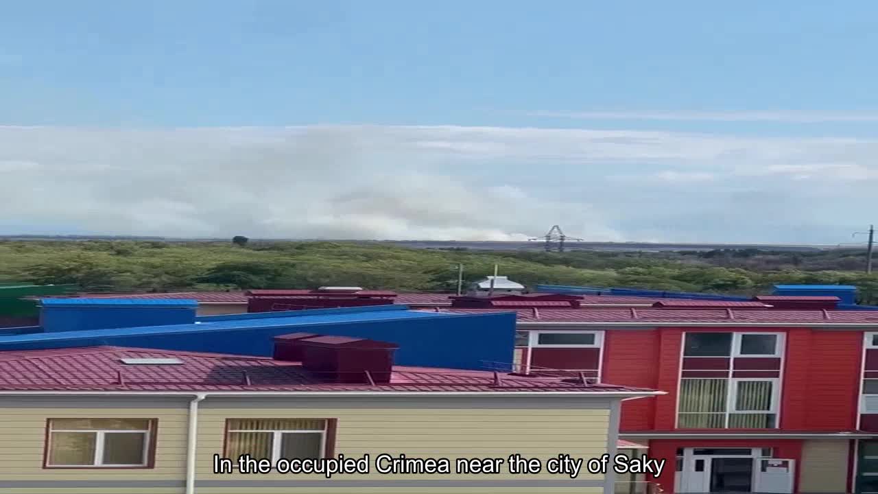 In the occupied Crimea near the city of Saky