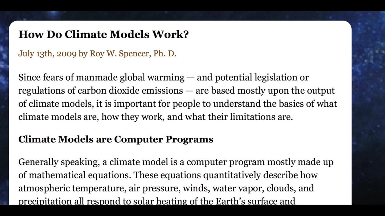 CO2 on Trial, Part 8