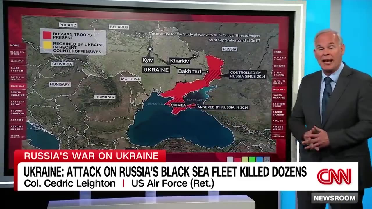 Retired colonel explains the strategy behind Ukraine’s Black Sea strike 13