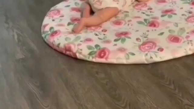 This is so cute 💕 | Cute Baby and Cute Cat Baby Funny Video 🐈🐈 #11