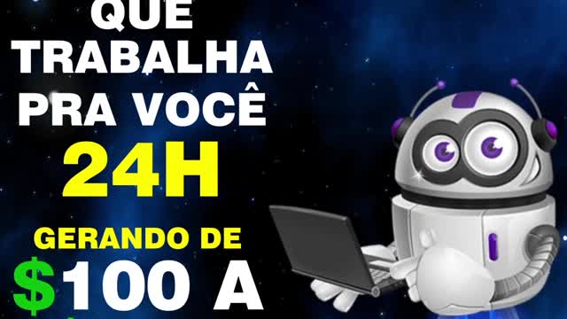 Renda diária de R$ 100 a R$ 500, no seu celular ou computador com esse robô que trabalha 24h!