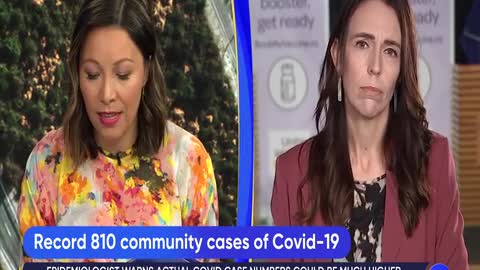 New Zealand's Prime Minister Jacinda Adern on AM Show 14 February 2022