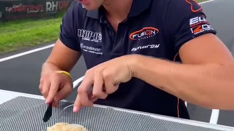 Cooking chicken 🐔 On go cart 🤣 🐔🏎️