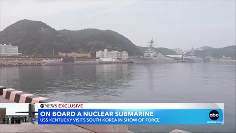 Inside look of nuclear U.S. submarine in South Korea | GMA