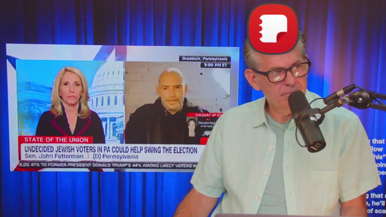 John Fetterman on Kamala Harris panic over not getting the Jewish vote▮The Jimmy Dore Show