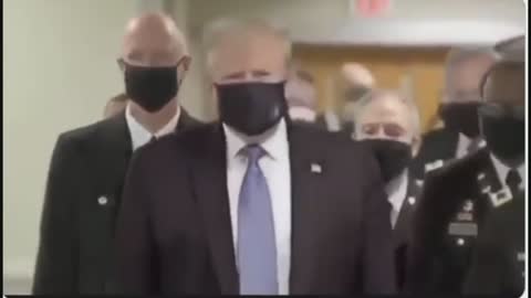 Trump Mask Walk vs Biden Mask Walk