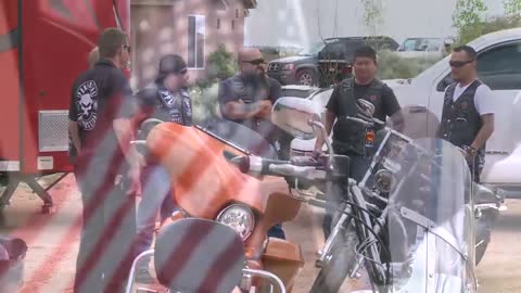 Bikers come to 5-year-old bullied girl's rescue