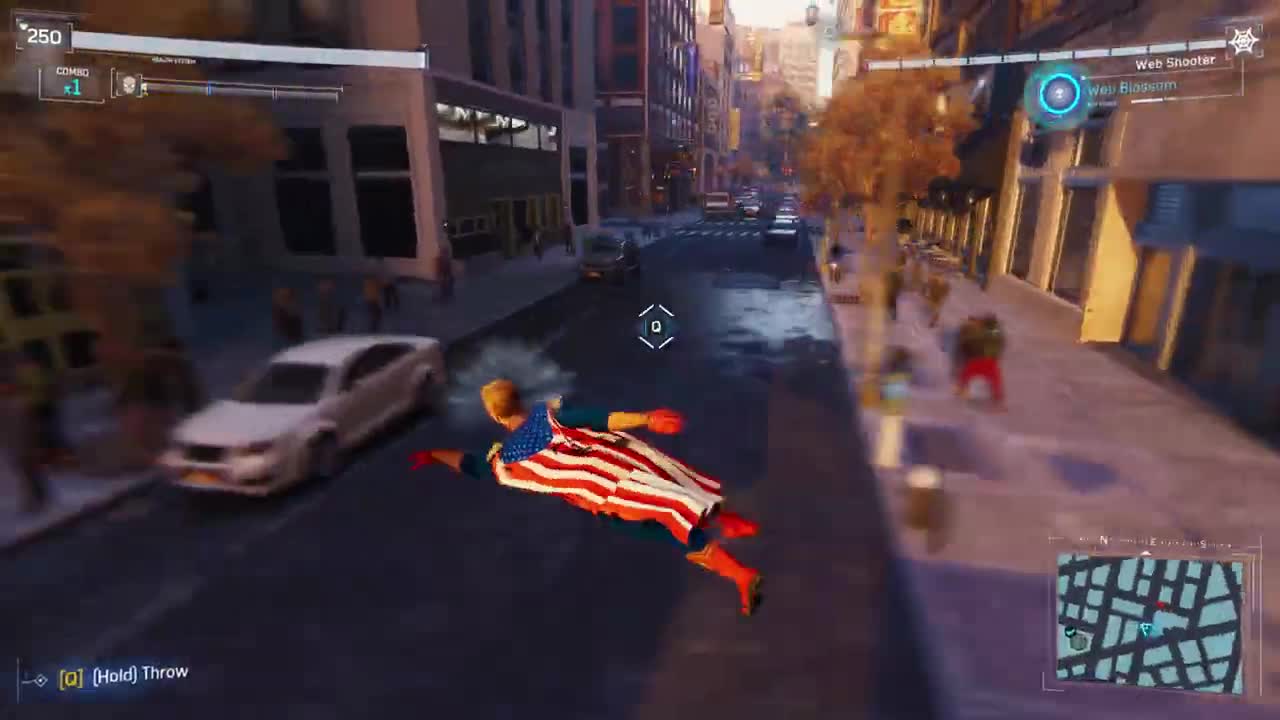 Flying in Spider-Man PC