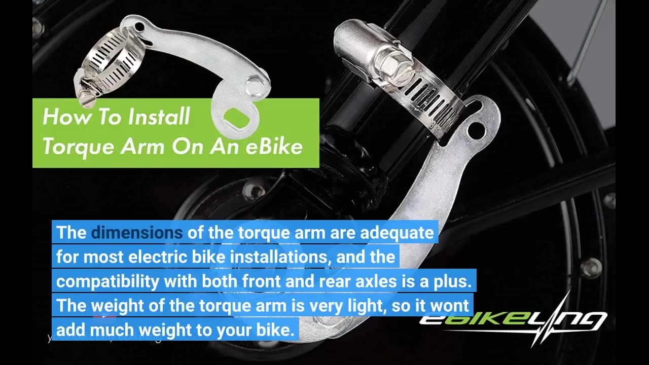 Buyer Reviews: EBIKELING Universal Torque Arm Conversion Kits for Electric Bicycle, EBike Front...