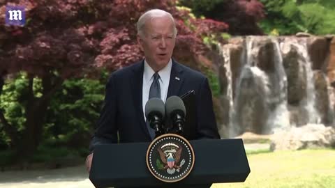 Do you have a message for Kim Jong-Un while you're here? Biden: "Hello, period."