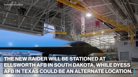 New B-21 stealth bomber makes public debut