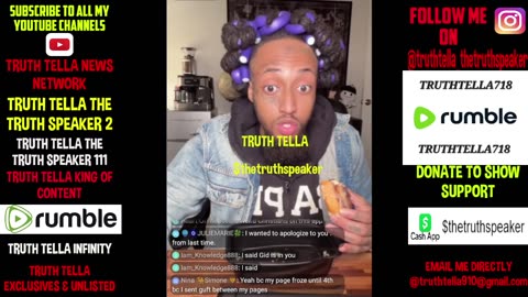 VISA CHRIST SAYS TRUTH TELLA IS BIASED & GOES IN ON TOMIKAY I SAY SHE LOOKS GOOD