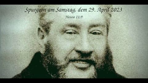 Spurgeon am Samstag, dem 29. April 2023