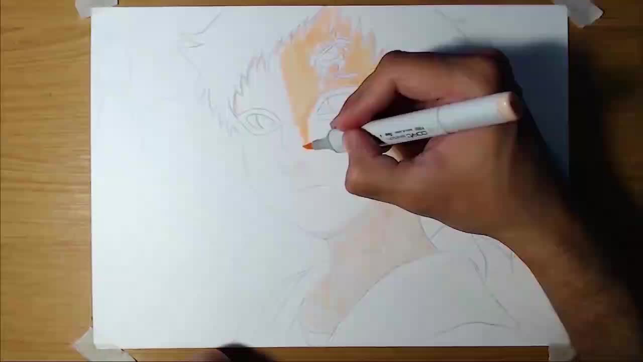 Speed Drawing Gaara - Conheça Esta Técnica de Como Desenhar Bem Qualquer Desenho