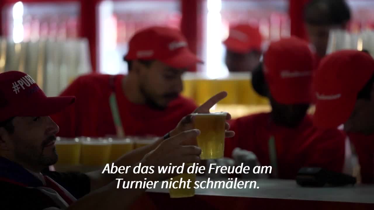 Bierselige Vorfreude in Katar auf WM-Beginn