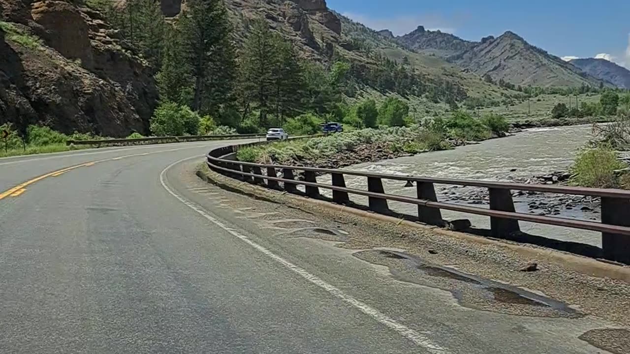 Shoshone Nat'l Park heading to Yellowstone Nat'l Pk June 16th, 2023