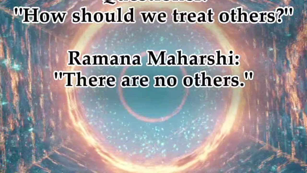 Quick thought. Ramana Maharshi. #shorts