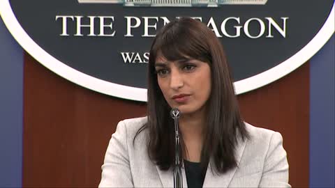 Deputy Pentagon Press Secretary Sabrina Singh briefs the media