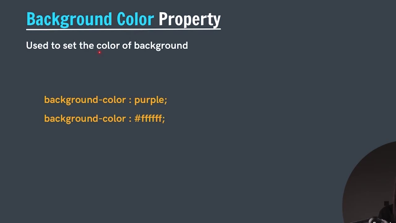 Background colour property (CSS)