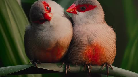 Lovebirds 💕 birds lovers 🤩