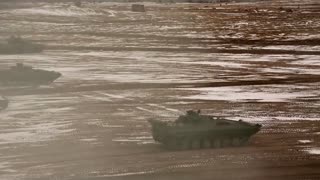 Russia's defence chief oversees Belarus war games