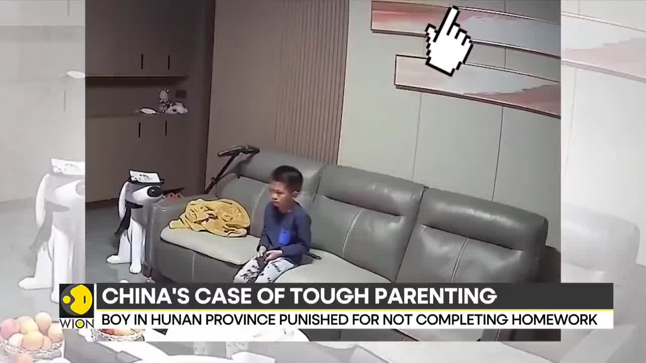 China_ Eight-year-old boy forced to watch television all night as punishment _ Latest News _ WION