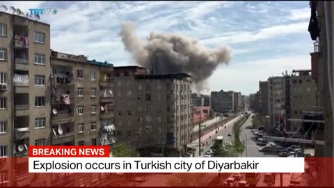 Breaking News: Explosion occurs in Turkish city of Diyarbakir