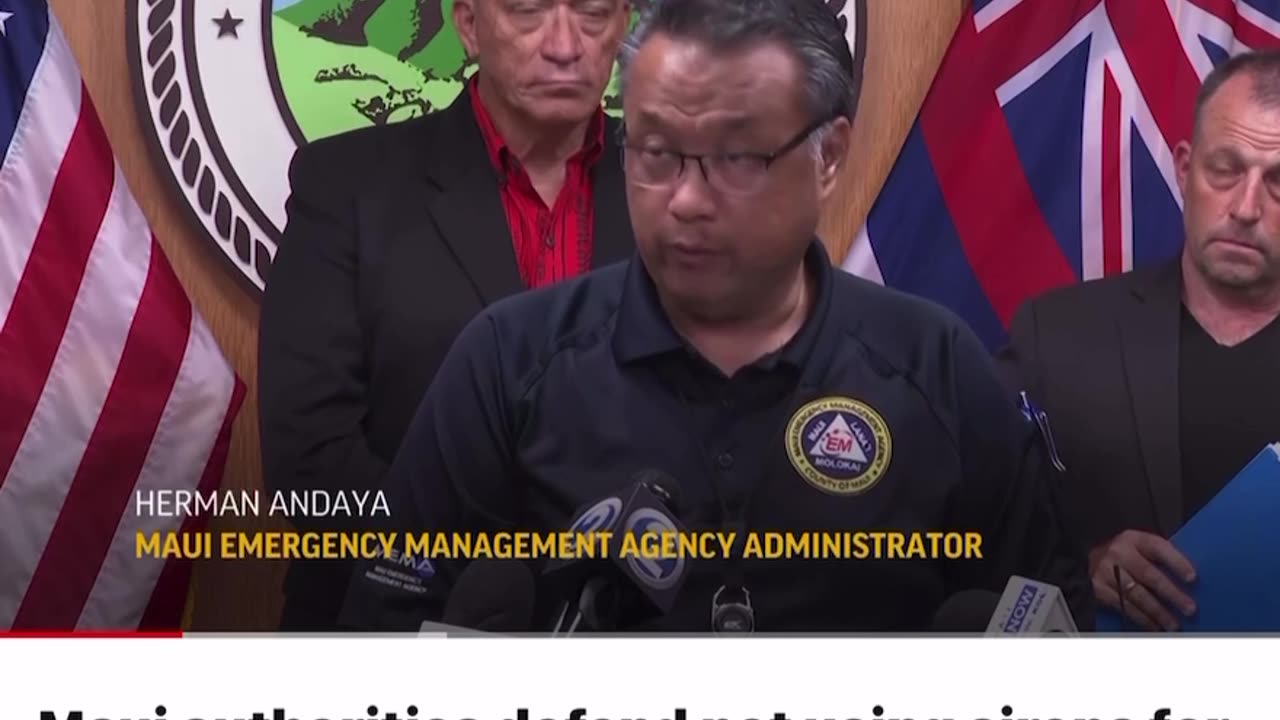 Maui Fire - Maui authorities defend not using sirens for wildfire ๐ง๐ค๐คจ