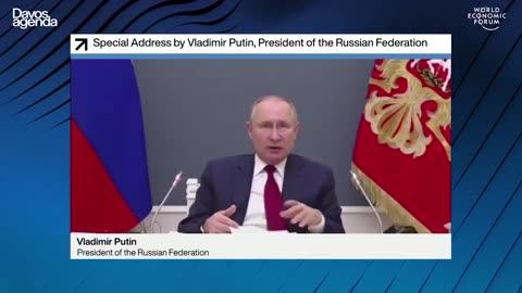 Special Address by Vladimir Putin, President of the Russian Federation | DAVOS AGENDA 2021