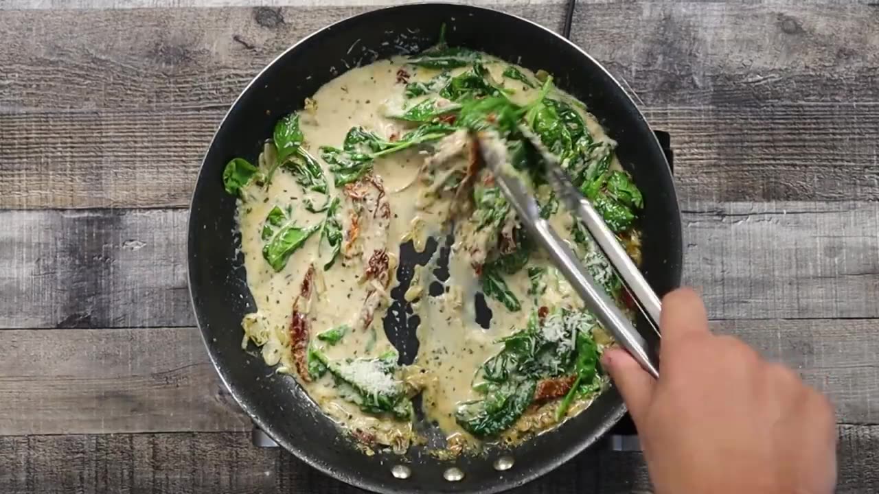 Creamy Tuscan chicken one of the best Italian dishes