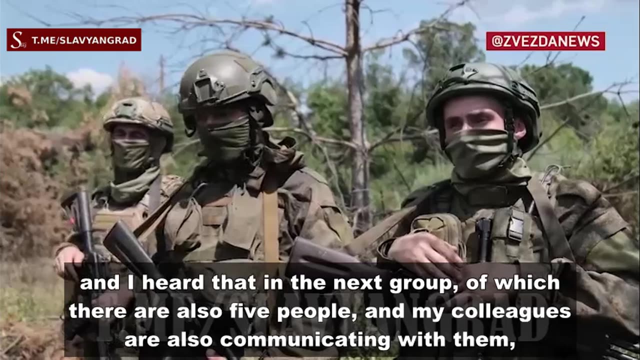 🔥Assault squad captures five Ukrainian soldiers