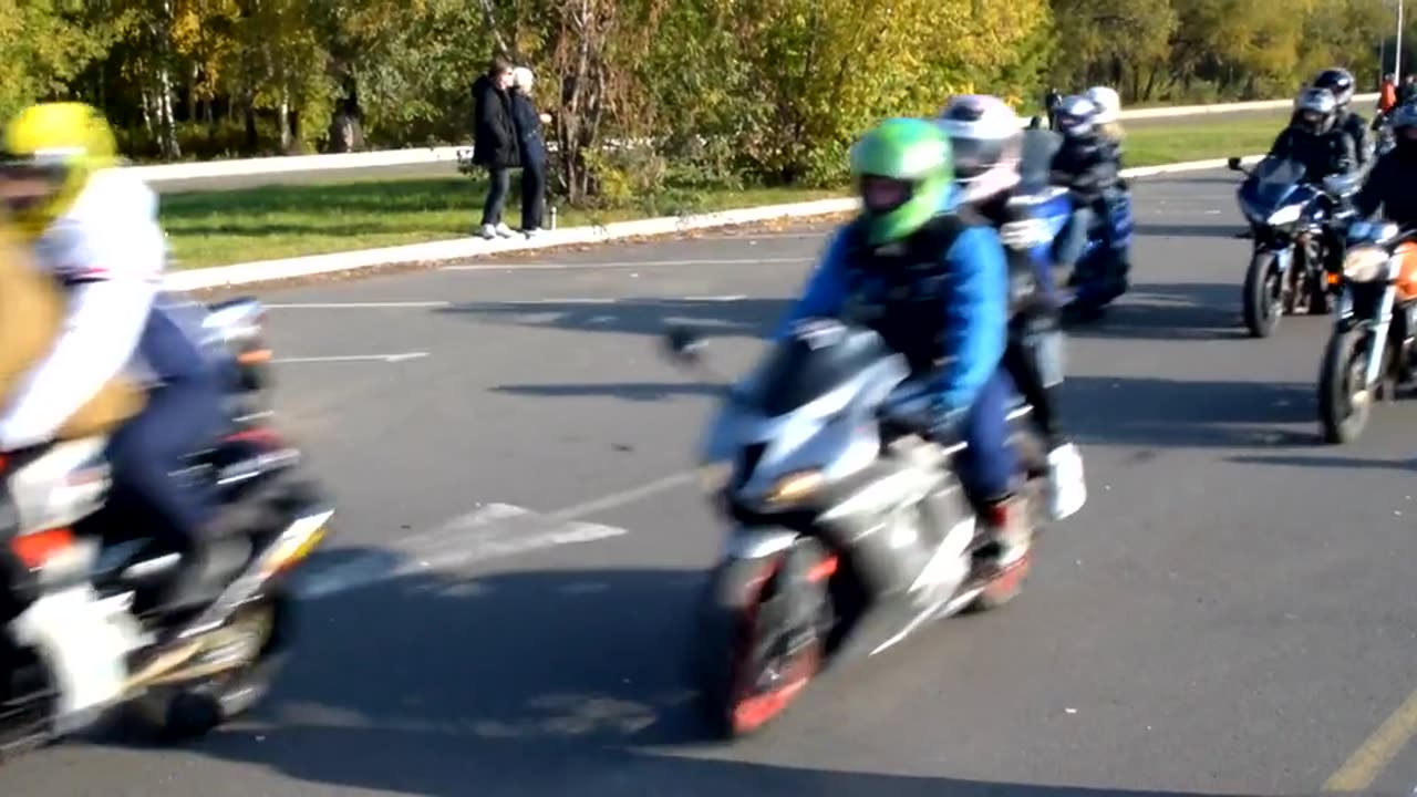 Super bikes new and old all model on the roads and loving sounds