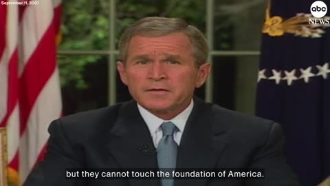 September 11, 2001: Former President George W. Bush addresses the nation.