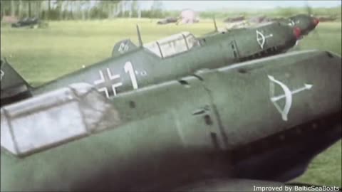 Rare WW2 Footage, Messerschmitt BF 109