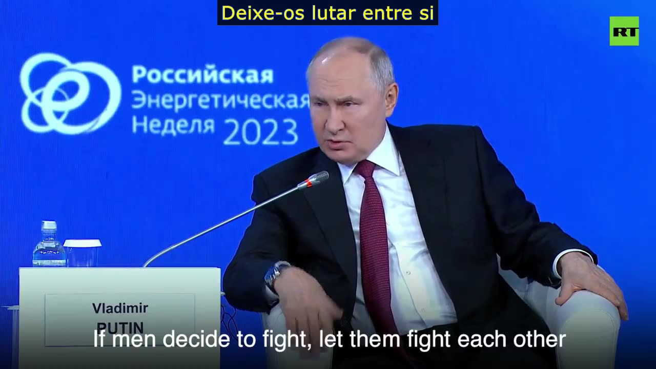 Putin fala sobre o Médio Oriente!