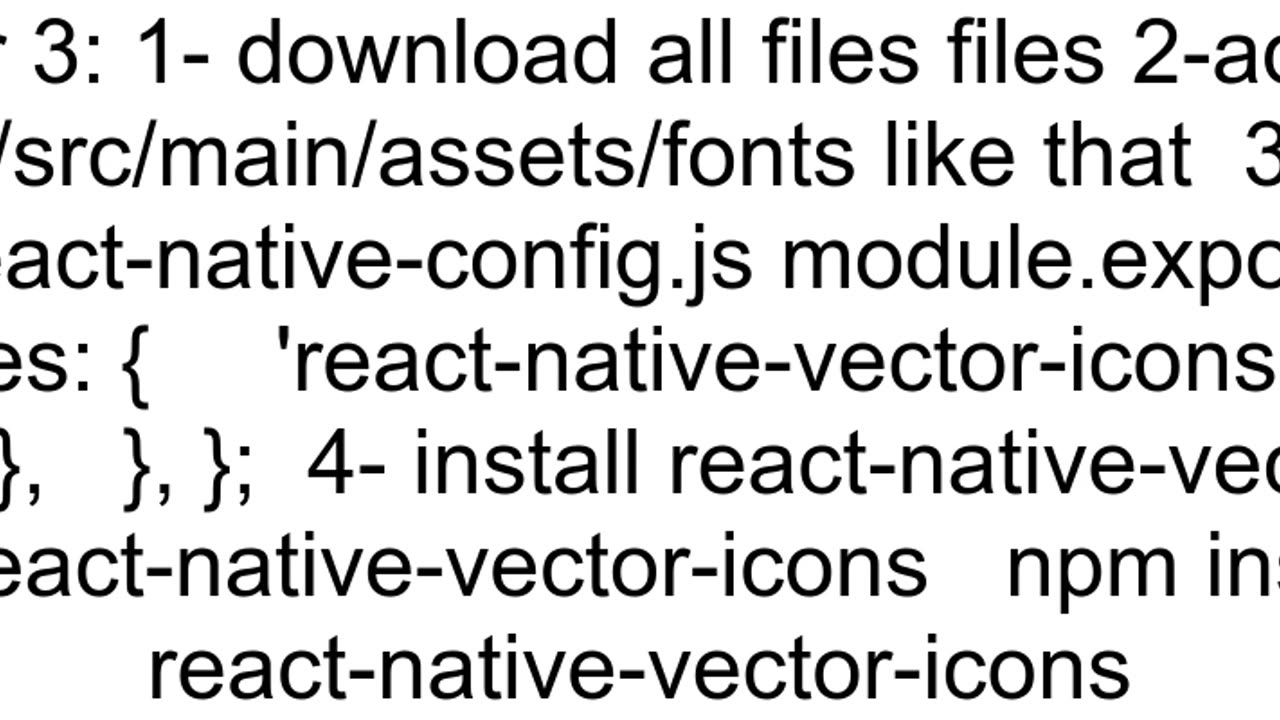 React Native Vector Icons Not Rendering