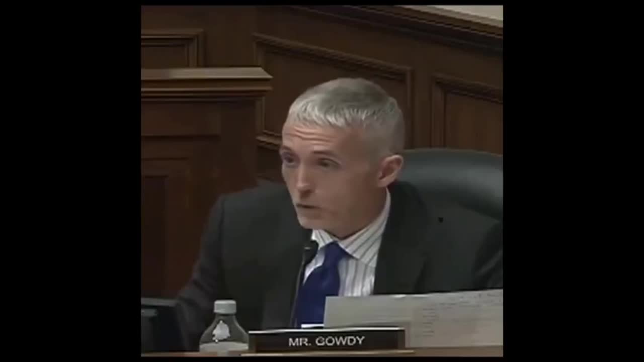 Government Watch list - Trey Gowdy Speaks on Illegal Government Actions Against Us.