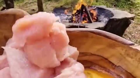 Sweetest Lemon Chicken out there 😋 Asmr cooking #shorts #menwiththepot #cooking #asmr #food #fire