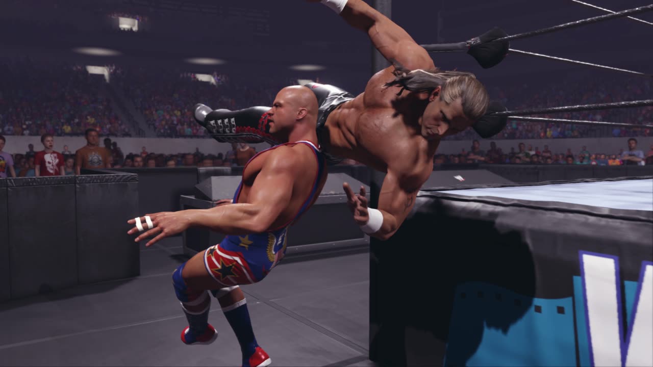 #WWE #WWE2k24 #Wrestlemania21 #2005 #ShawnMichaels vs #Kurtangle #2KShowcase