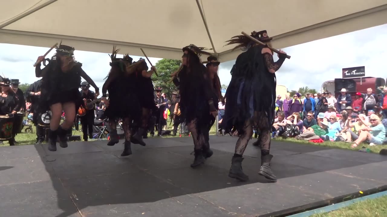 Beltane Border Morris - Stone Circle - Priddy Folk Festival - 9 Jul 23